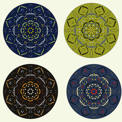 mandala floral ornament