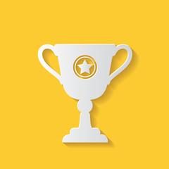 Trophy symbol,clean vector