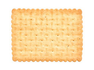 Milk Biscuit Isolated On White