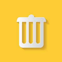 Bin symbol,clean vector