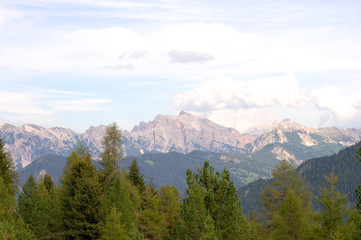 Fototapeta premium Gadertal - Dolomiten - Alpen