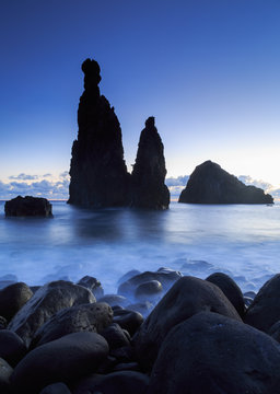 Atlantic Ocean and the Madeira coast