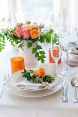 Festive table setting