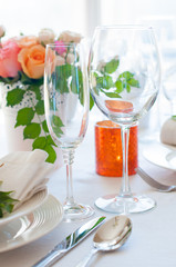 Festive table setting