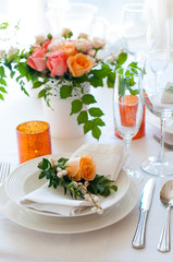 Festive table setting
