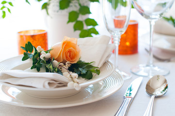 Festive table setting