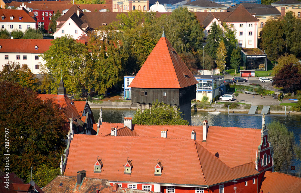 Sticker rheintorturm - konstanz - bodensee