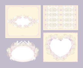 Stylish cards collection