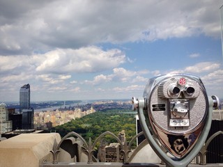 New York Central park skyline Manhattan vista