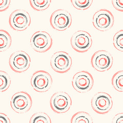 Seamless vector pattern with concentric circles