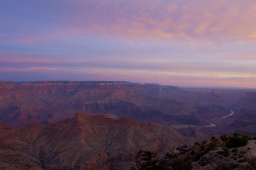 Fototapeta na wymiar Grand Canyon South Rim Sunrise