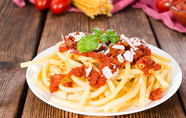 Macaroni and Tomato Sauce