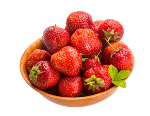 Strawberry in the bowl