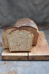 Homemade traditional Russian rye bread