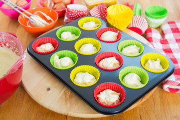 Baking cupcakes