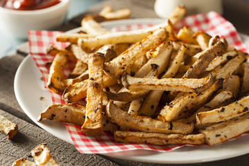 Healthy Organic Jicama Fries