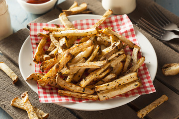 Healthy Organic Jicama Fries