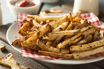 Healthy Organic Jicama Fries