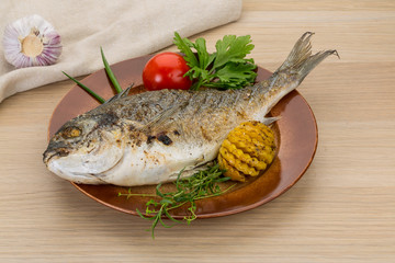 Grilled dorado