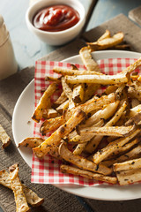 Healthy Organic Jicama Fries