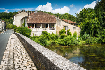 Fototapeta na wymiar Brantôme, Perigord. Dordogne, Aquitaine, France