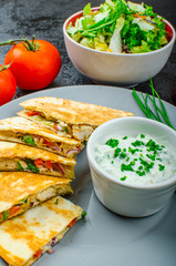 Chicken quesadilla