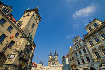 Fototapeta na wymiar Prague through the eyes of birds