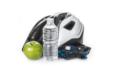 Casco gafas y dieta sana para mountain bike con seguridad