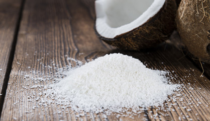 Portion of Grated Coconut