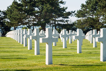 American War Cemetery near Omaha Beach, Normandy (Colleville-sur