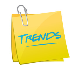 trends post memo illustration design