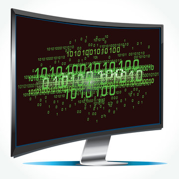 Binary Numbers on Screen