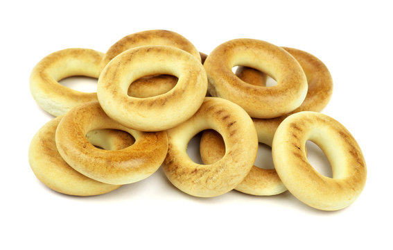 Bagels isolated on a white background