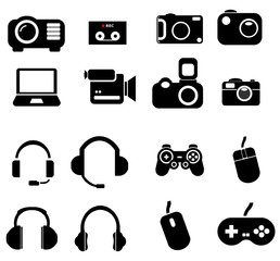 Electronique en 16 icônes © Atlantis