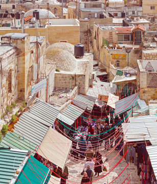 Streets of Old City, Arab Quarter, Jerusalem