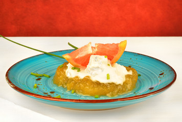 confettura di arance e gorgonzola