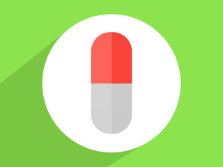 medical pills  ,Flat design style