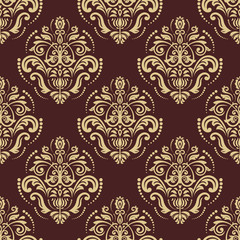 Orient Seamless Vector Pattern. Abstract Background