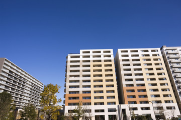 Fototapeta premium 高層マンション