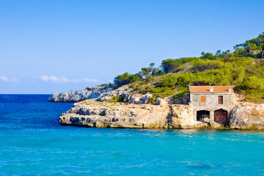 Cala Mondrago, Parque Natural de Mondrago. Santanyi. Malorca