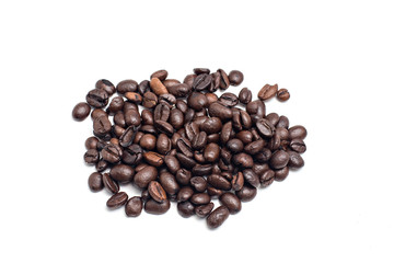 coffee beans isolated