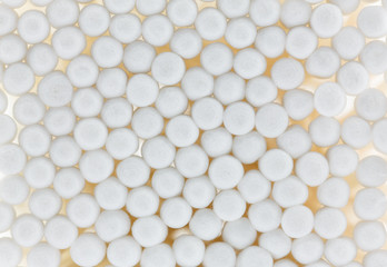 Cotton buds background