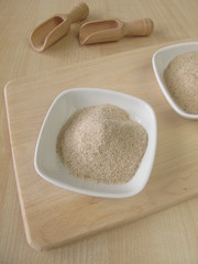 Gemahlene Flohsamenschalen