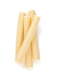 string cheese isolated on white