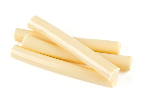 String Cheese Isolated On White