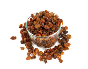raisins isolated on white
