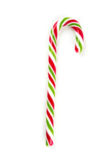 christmas lollipop isolated on white