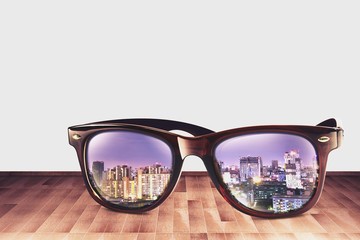 City Refect on Sunglass I