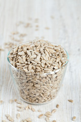 sunflower seeds in a bowl