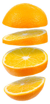 Orange Querschnitt